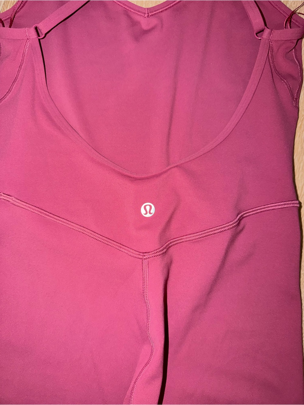 lululemon athletica Burgundy Strappy One-Piece Jumpsuit - Picture 3 of 4